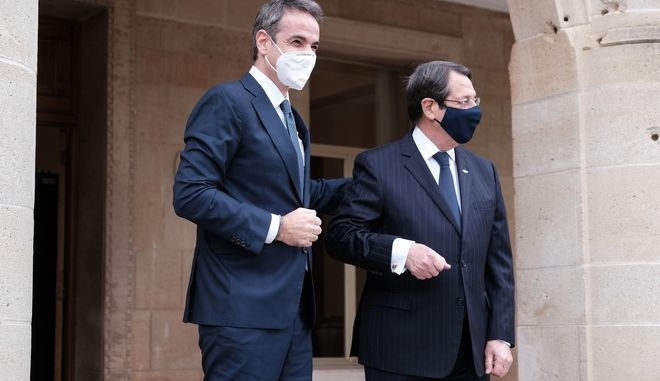 Κ. Μητσοτάκης-Ν. Αναστασιάδης: Μένουμε προσηλωμένοι στις αποφάσεις του ΟΗΕ