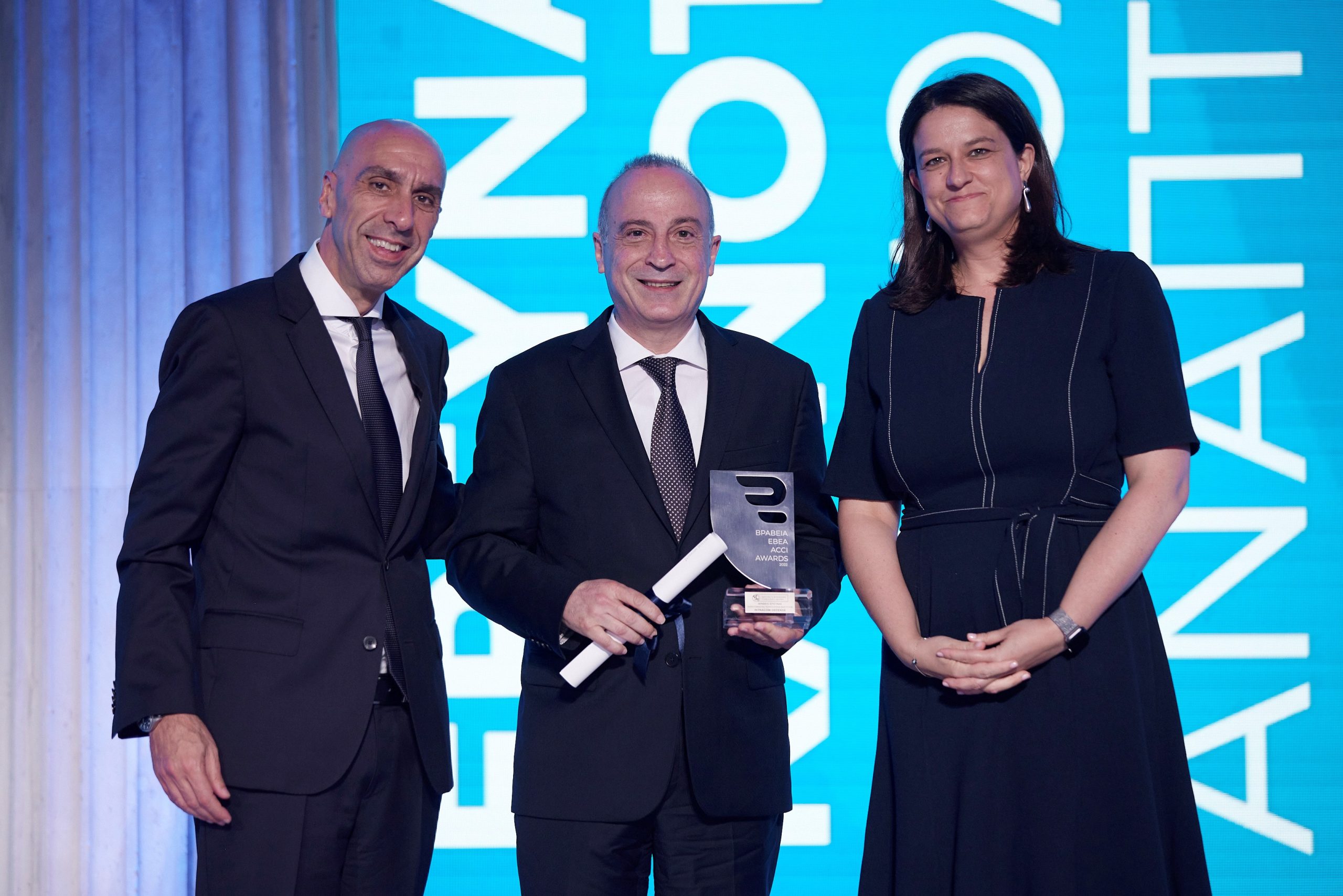 Στην INTRACOM DEFENSE το βραβείο Έρευνας – Καινοτομίας και Τεχνολογικής Ανάπτυξης του ΕΒΕΑ