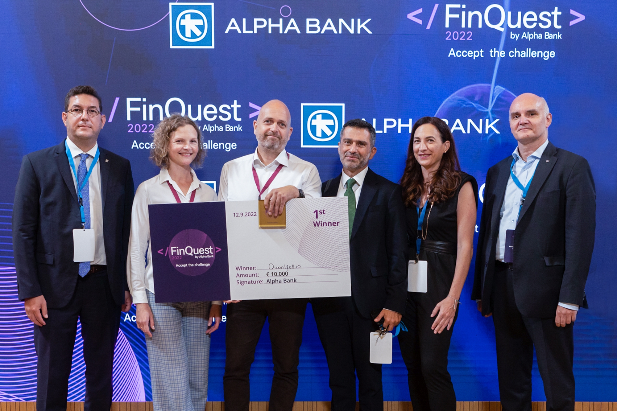FinQuest by Alpha Bank 2022: Καινοτόμες λύσεις για τον τραπεζικό κλάδο στις θεματικές περιοχές ESG και Open Banking ανέδειξε ο 3ος διεθνής διαγωνισμός καινοτομίας