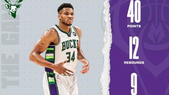 Λυτρωτής Giannis, με καλάθι στα 2′