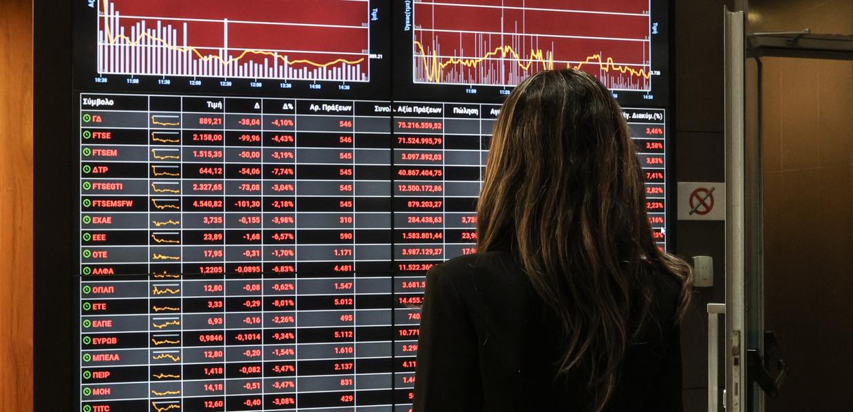 Χρηματιστήριο: Διόρθωσης συνέχεια στις 860 μονάδες, με το βλέμμα στραμμένο στην ΕΚΤ