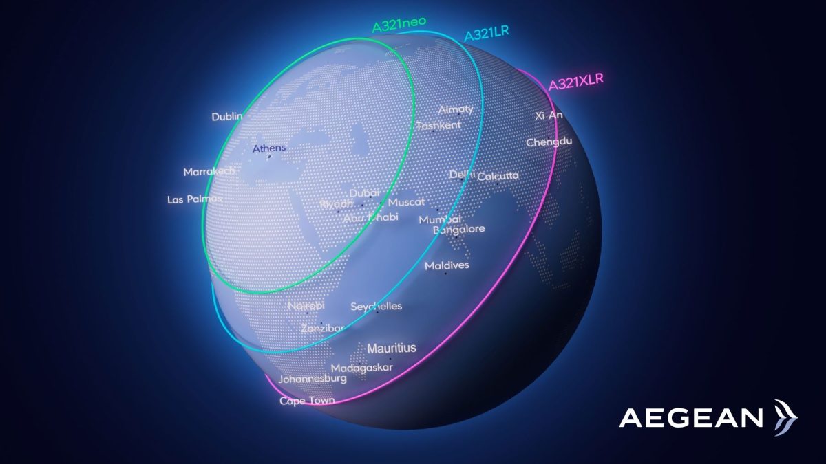 Η AEGEAN επενδύει σε δύο αεροσκάφη Airbus Α321neo XLR με ακόμη μεγαλύτερη εμβέλεια και επίπεδο άνεσης και ξεκινά τα δρομολόγια για Ινδία