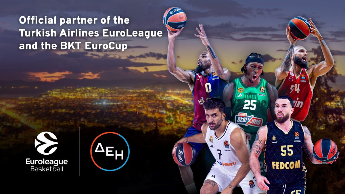 ΔΕΗ και Euroleague Basketball ανακοινώνουν πολυετή συνεργασία  Η ΔΕΗ γίνεται Επίσημος Χορηγός μέχρι το 2027