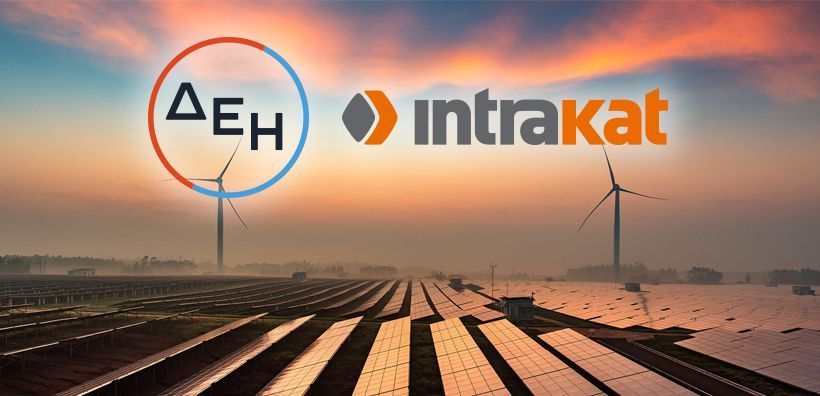 Η INTRAKAT υπέγραψε τη συμφωνία με τη ΔΕΗ Ανανεώσιμες