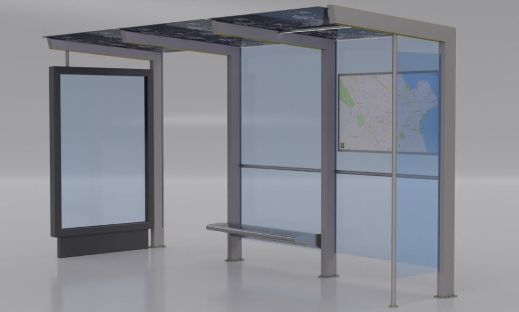 Eurolife FFH: Δημιουργεί πρωτότυπες στάσεις λεωφορείων με αντισηπτικό