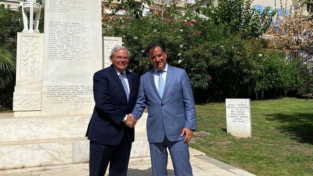 Συνάντηση Γεωργιάδη – Μενέντεζ για τις αμερικανικές επενδύσεις στην Ελλάδα