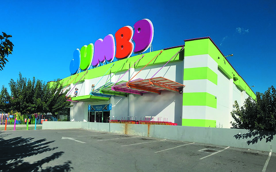 JUMBO:  Ανοδος 3% στις πωλήσεις του Αυγούστου