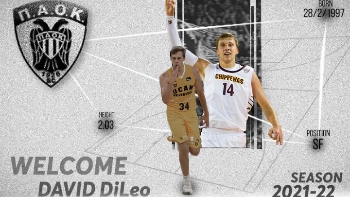 Ο ΠΑΟΚ ανακοίνωσε τον Ντέιβιντ Ντι Λέο