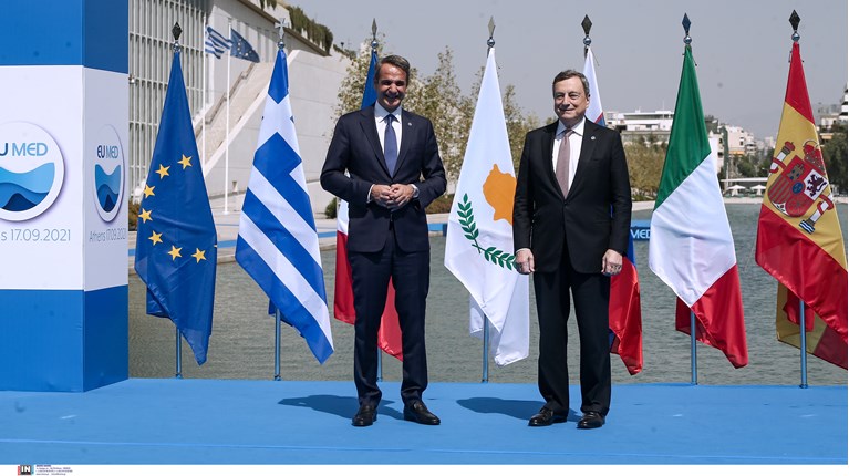 EUMED9: Συνάντηση Κ.Μητσοτάκη – Μ. Ντράγκι