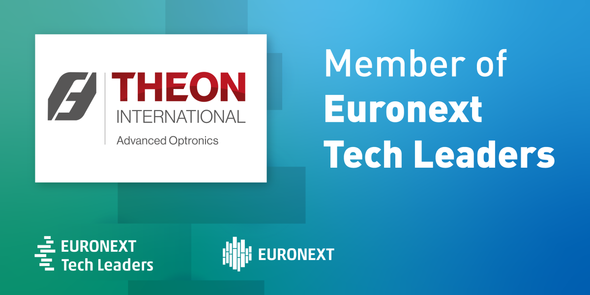 Η THEON INTERNATIONAL PLC  στις κορυφαίες εταιρίες υψηλής ανάπτυξης και τεχνολογίας Euronext Tech Leaders