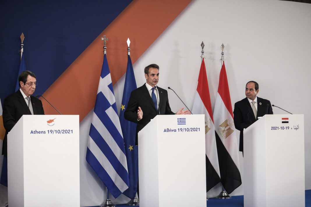 Αυστηρό μήνυμα προς την Τουρκία στην κοινή διακήρυξη των ηγετών Ελλάδας – Κύπρου – Αιγύπτου