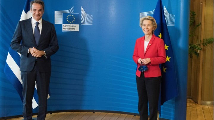 Συνάντηση Μητσοτάκη – Φον ντερ Λάιεν