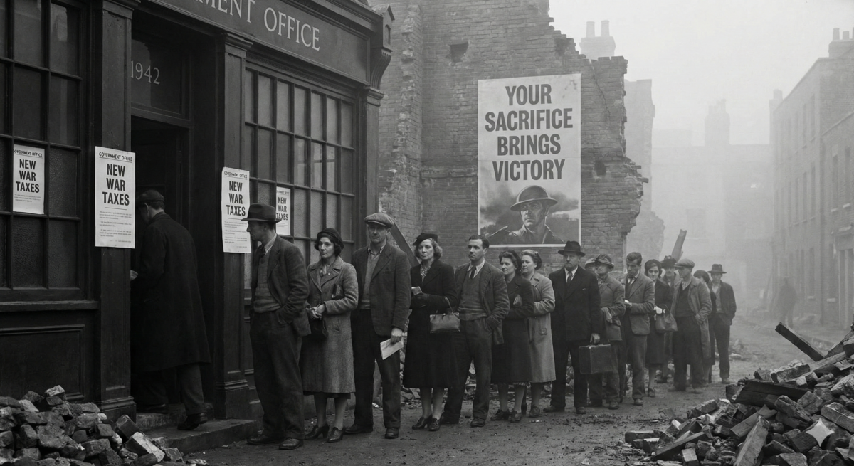 Λονδίνο 1942: Ο Πολεμικός Φόρος που Γέννησε το Σύγχρονο Φορολογικό Κράτος
