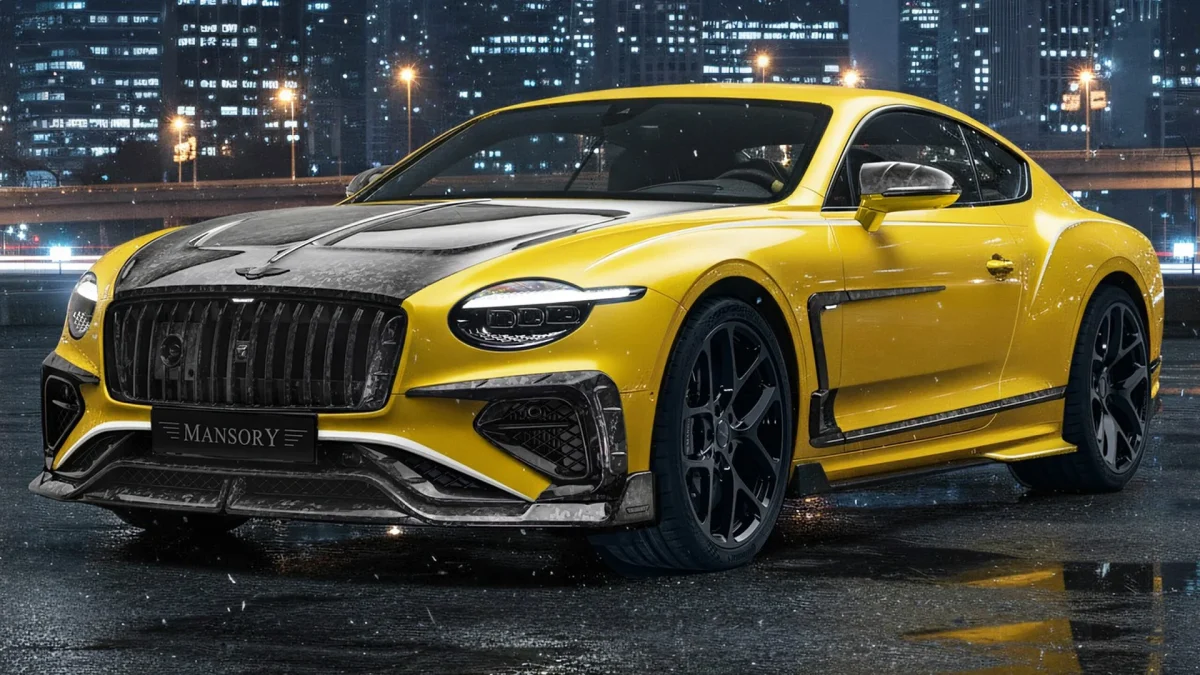 Bentley Continental GT Mansory: Κίτρινο, carbon και εξτραβαγκάντ