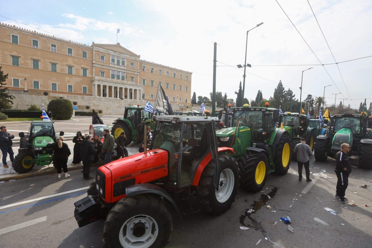«Απόβαση» αγροτών με τρακτέρ σήμερα στο Σύνταγμα – Κυκλοφοριακές ρυθμίσεις