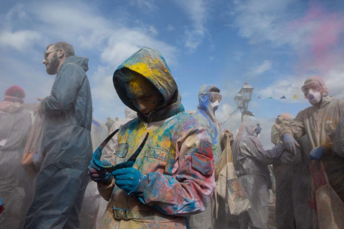 Γαλαξίδι: Χιλιάδες επισκέπτες και 3.000 σακούλες αλεύρι για το Αλευρομουτζούρωμα