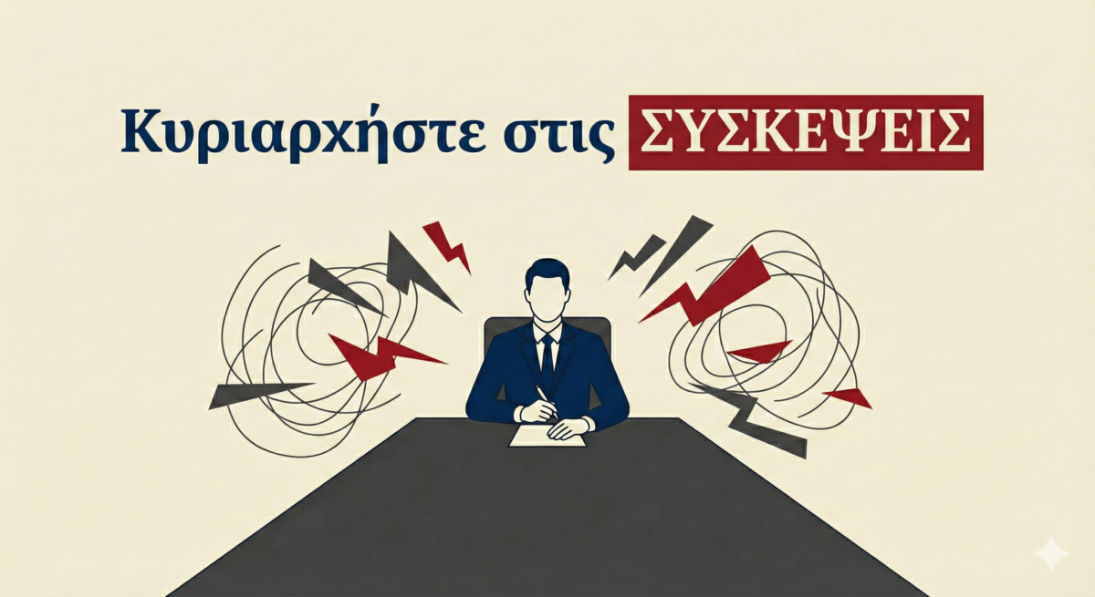 Boardroom Mindset: Η τέχνη του να κυριαρχείς στο δωμάτιο όταν η πίεση χτυπάει «κόκκινο»