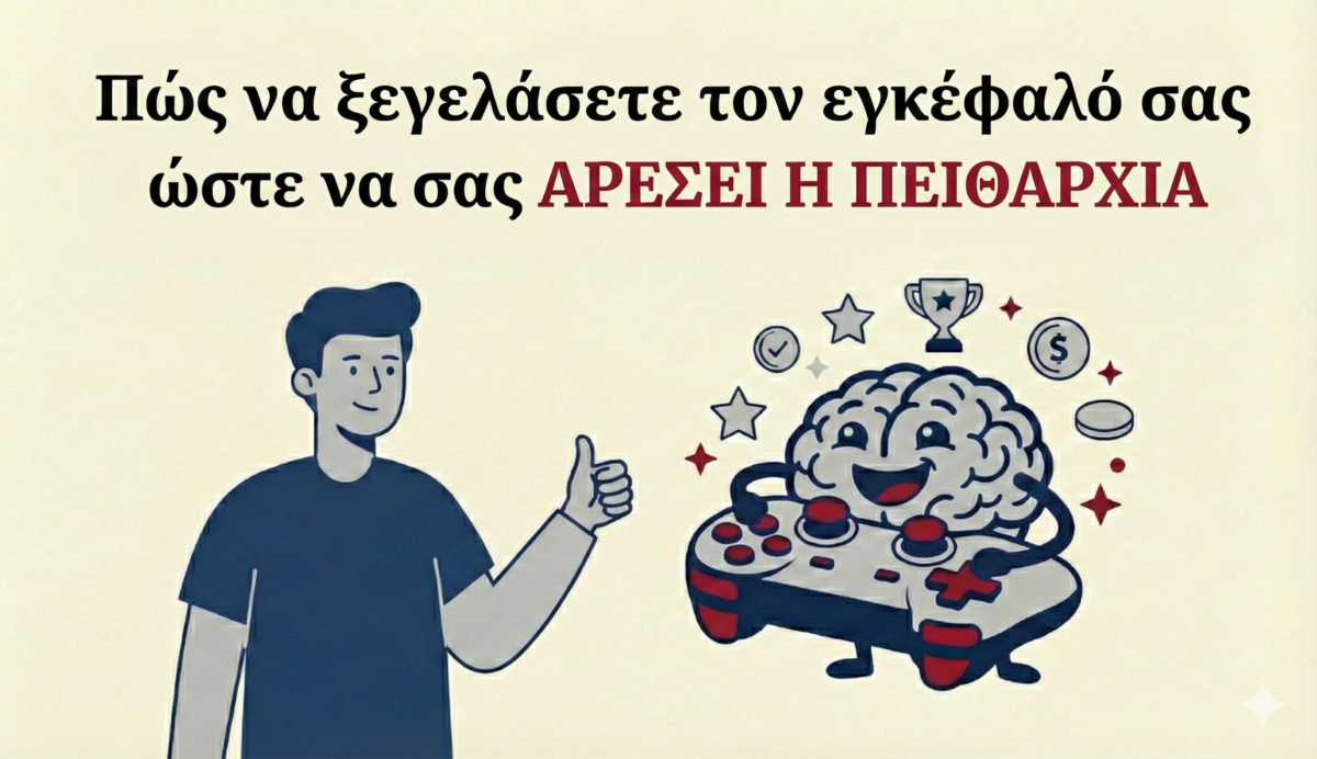 Γιατί ο εγκέφαλός σου σαμποτάρει την επιτυχία (και πώς να τον ξεγελάσεις)