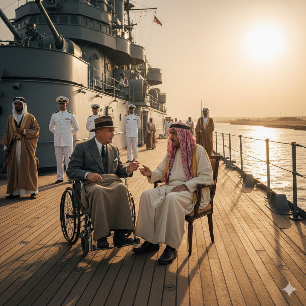 Συμφωνία του USS Quincy: Το Πετρέλαιο ως Γεωπολιτικό Νόμισμα