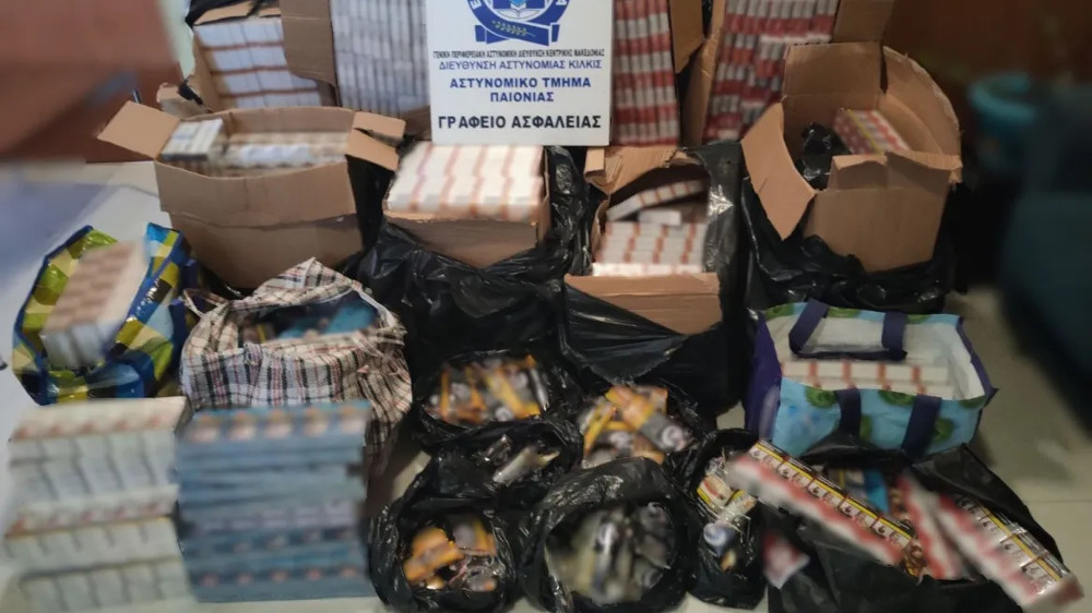 Κατασχέθηκαν πάνω από 100.000 λαθραία τσιγάρα και πάνω από 11 κιλά καπνού στη Θεσσαλονίκη, μία σύλληψη
