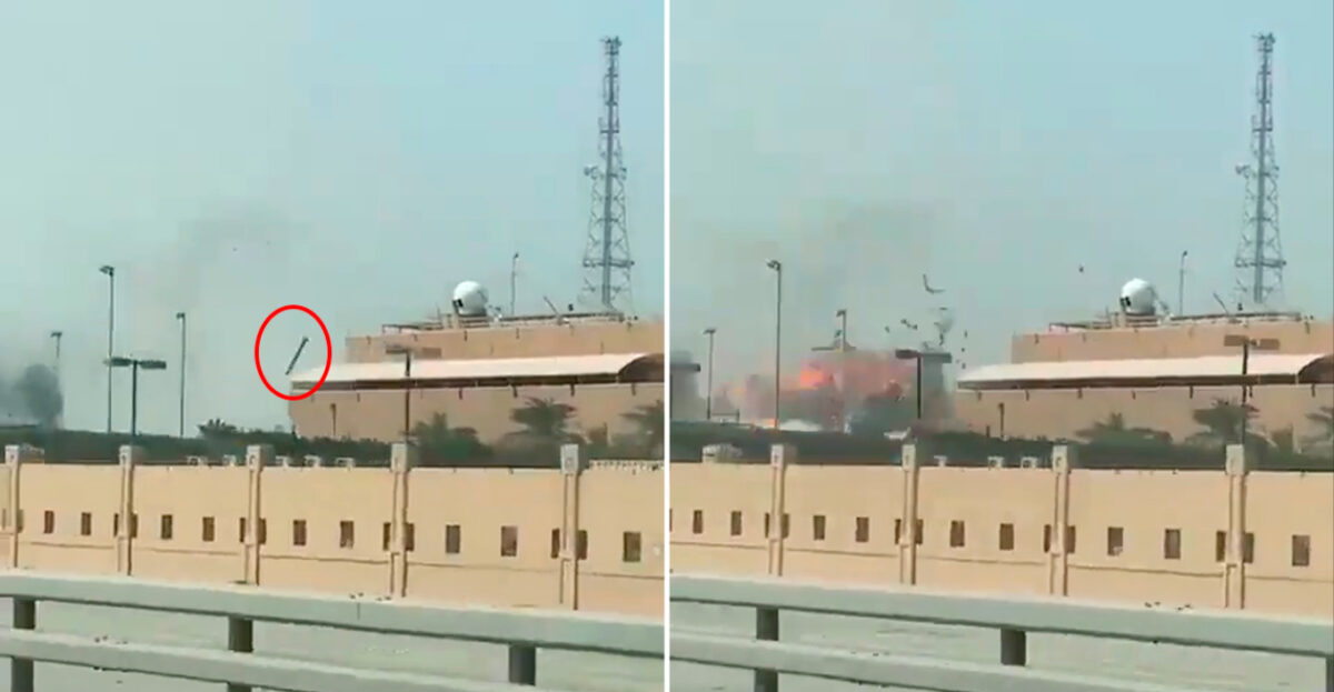 Η στιγμή που ιρανικοί πύραυλοι χτυπούν την βάση του 5ου Στόλου των ΗΠΑ στο Μπαχρέιν, δείτε συγκλονιστικά βίντεο