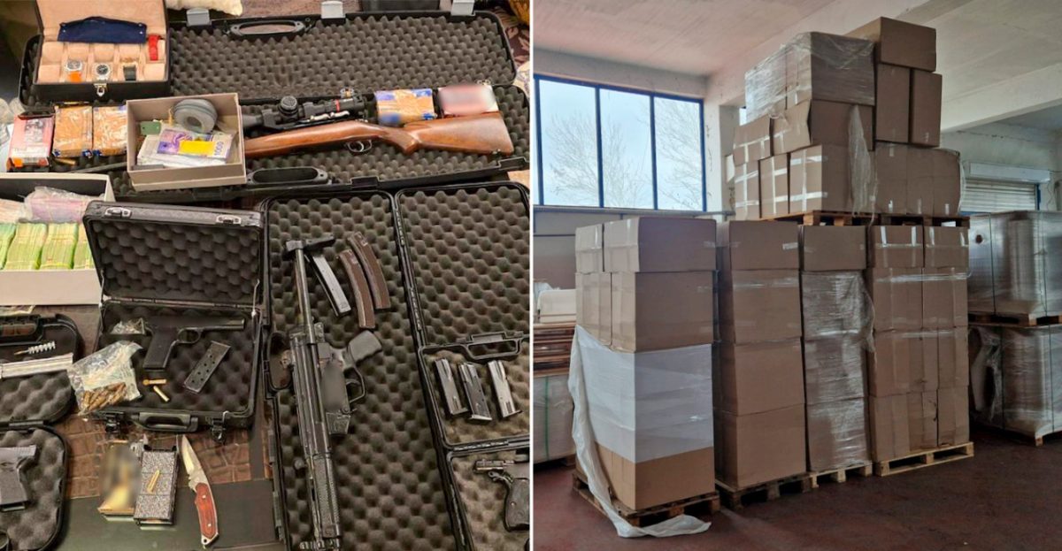 Εξάρθρωση κυκλώματος λαθραίων καπνικών προϊόντων: Κατασχέθηκαν 10 εκατ. τεμάχια τσιγάρα, έγιναν 25 συλλήψεις