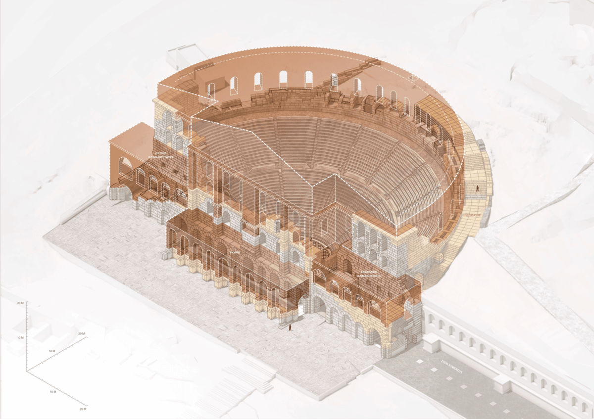 Ωδείο Ηρώδου Αττικού: Ολική αποκατάσταση και αναβάθμιση με ορίζοντα τριετίας – Αναλυτικά οι μελέτες και οι παρεμβάσεις