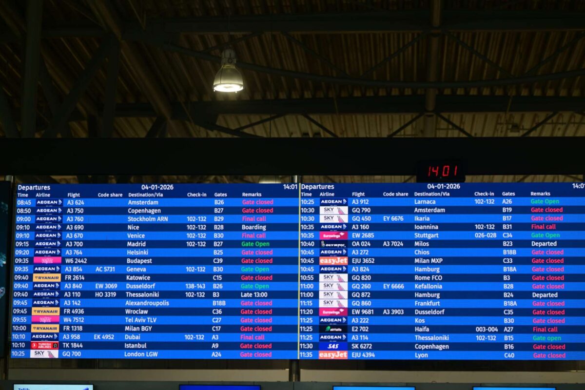 Δεκάδες ακυρώσεις και εκτροπές πτήσεων στο Ελευθέριος Βενιζέλος μετά την επίθεση στο Ιράν – Ανακοινώσεις από Aegean και SΚΥ Express