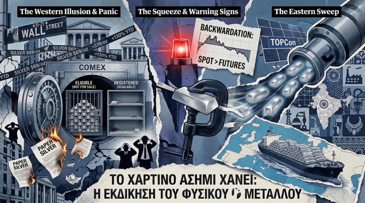 Το ασήμι στον 7ο ουρανό και η JP Morgan στα τάρταρα