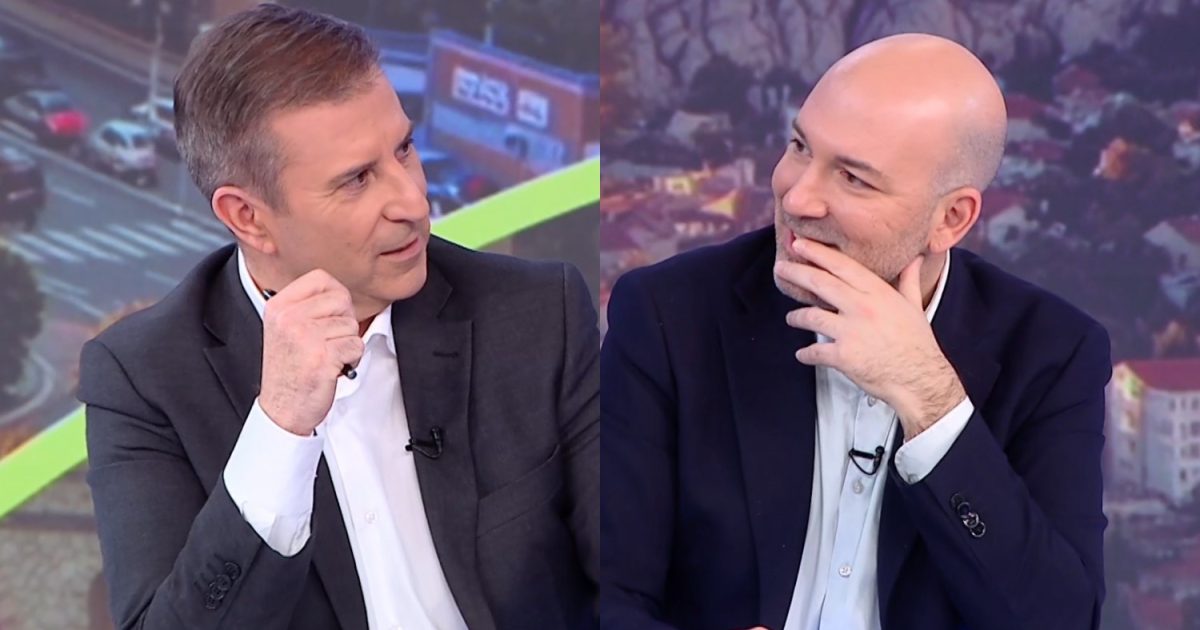 Παναγιώτης Στάθης και Στέφανος Σίσκος σε επικό στιγμιότυπο για τις απουσίες και παρουσίες στην κοπή πίτας του ΑΝΤ1