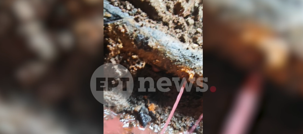 Βιολάντα: Φωτογραφία ντοκουμέντο από το σημείο διαρροής που προκάλεσε την έκρηξη