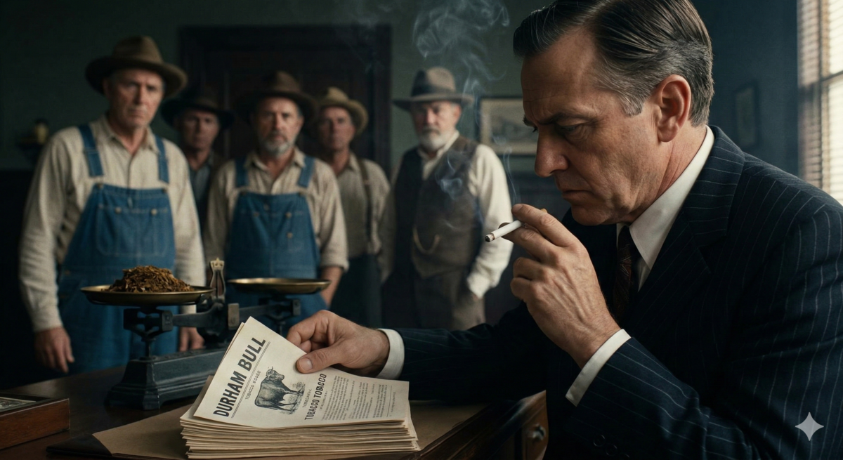 1890: Duke και η Εμπορευματοποίηση του Τσιγάρου μέσω της Μαζικής Παραγωγής