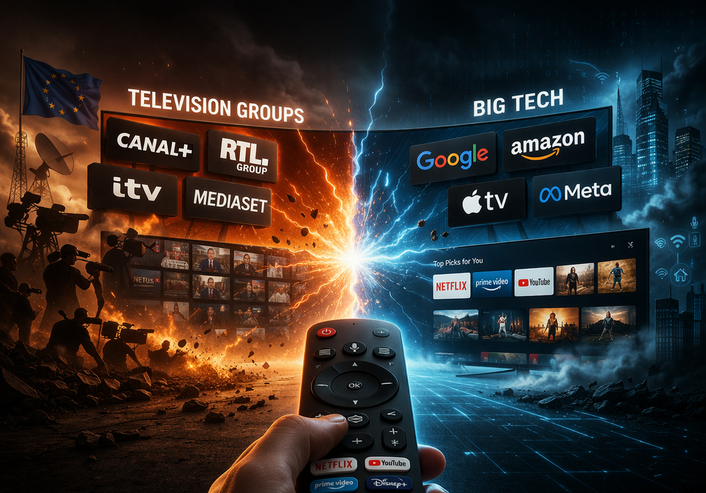 Πόλεμος για το τηλεκοντρόλ: Οι τηλεοπτικοί όμιλοι ανοίγουν μέτωπο με τις Big Tech για τις smart TVs