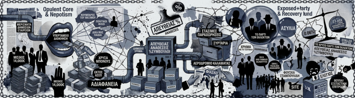 Το μεγάλο πάρτι του Υπερταμείου: Μισθοί 14.000€, «φωτογραφικές» αναθέσεις και ο κουμπάρος του Μαξίμου!