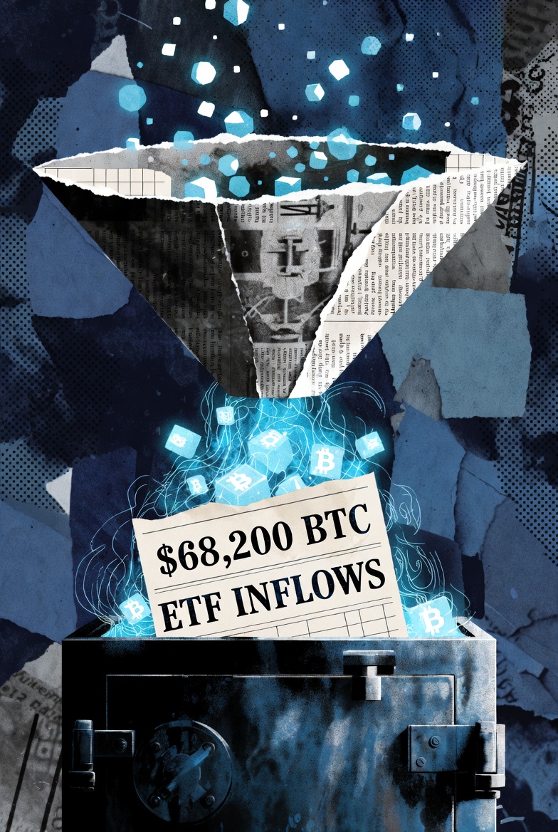 Bitcoin στις 68.200 δολάρια: Η αντεπίθεση των αγοραστών και τα αμερικανικά ETFs