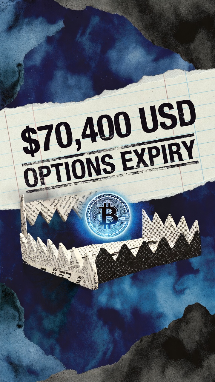 Bitcoin στα 70.400 δολάρια: Η λήξη των options και η παγίδα της ρευστότητας