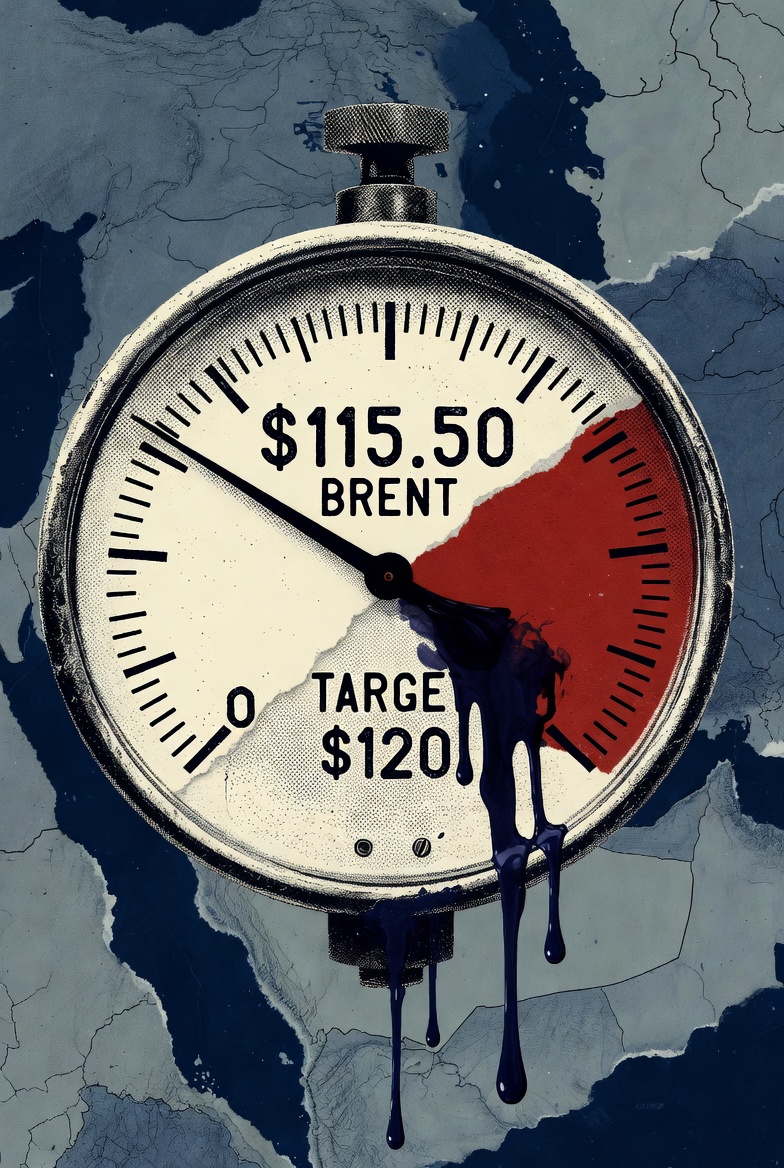 Αγορά πετρελαίου: Το Brent στα 115,50 δολάρια και η απειλή των 120