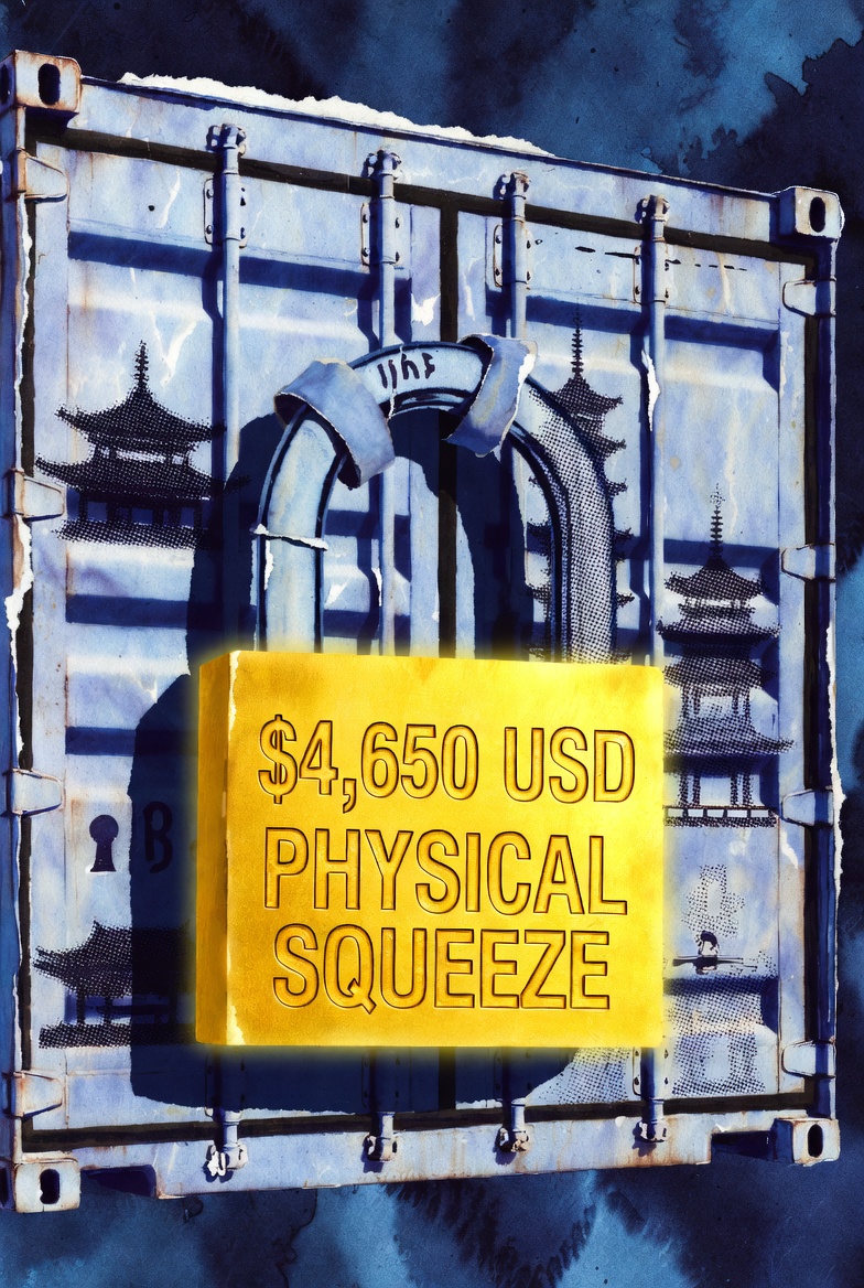 Χρυσός στην περιοχή των 4.650 δολαρίων: Η δοκιμασία της αντίστασης και τα θησαυροφυλάκια της Ασίας