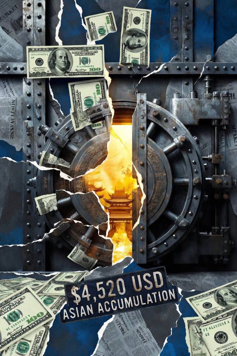 Χρυσός στα 4.520 δολάρια: Η ασιατική ζήτηση και η αποδολαριοποίηση