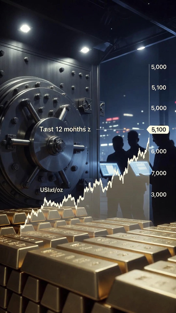 Χρυσός στα 5.000–5.100 USD: Το ασιατικό σκούπισμα και το κλείσιμο του Λονδίνου