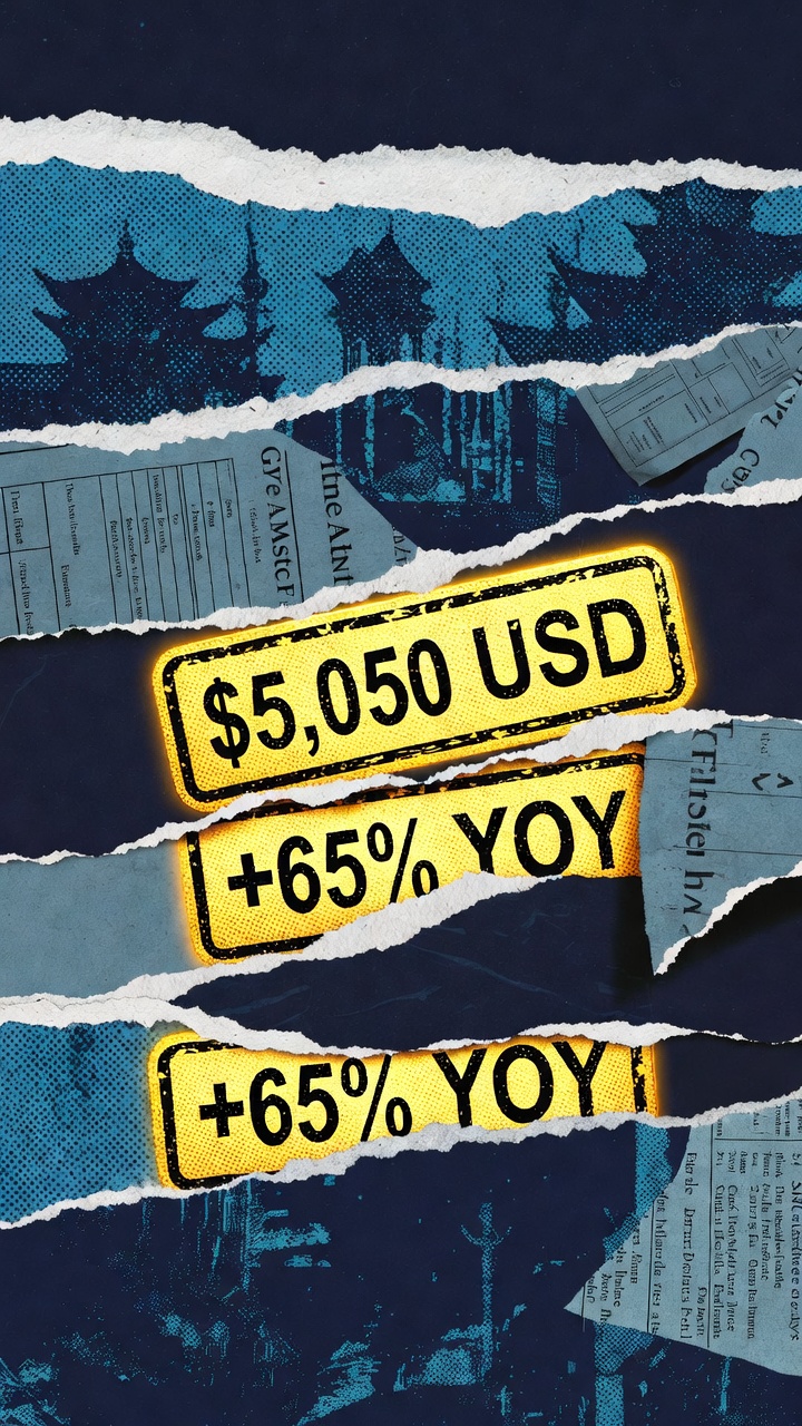 Χρυσός στα 5.050 δολάρια: Η διόρθωση και η σιωπηλή επιδρομή της Ασίας