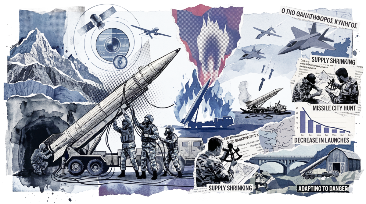 Το πιο θανατηφόρο κυνηγητό του πολέμου: Πώς ΗΠΑ και Ισραήλ εξοντώνουν τους εκτοξευτές βαλλιστικών πυραύλων του Ιράν