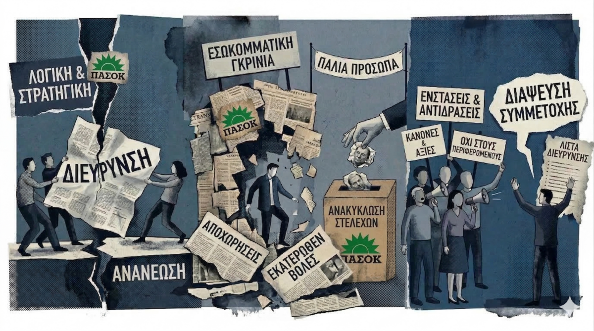 H διεύρυνση που έσπειρε τον διχασμό: Γκρίνια, αποχωρήσεις και βολές στο εσωτερικό του ΠΑΣΟΚ