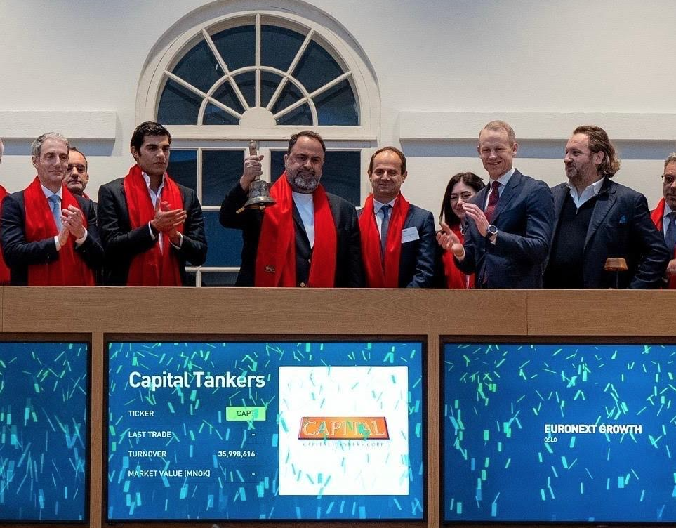 Capital Tankers: Eντυπωσιακή πρεμιέρα στο Όσλο – Η μεγαλύτερη εισαγωγή εταιρείας του ναυτιλιακού κλάδου τα τελευταία 20 χρόνια