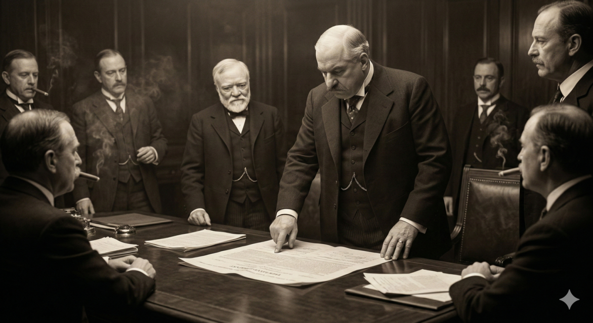 1901: Ο J.P. Morgan Δημιουργεί τον Πρώτο Εταιρικό «Λεβιάθαν» του Ενός Δισεκατομμυρίου