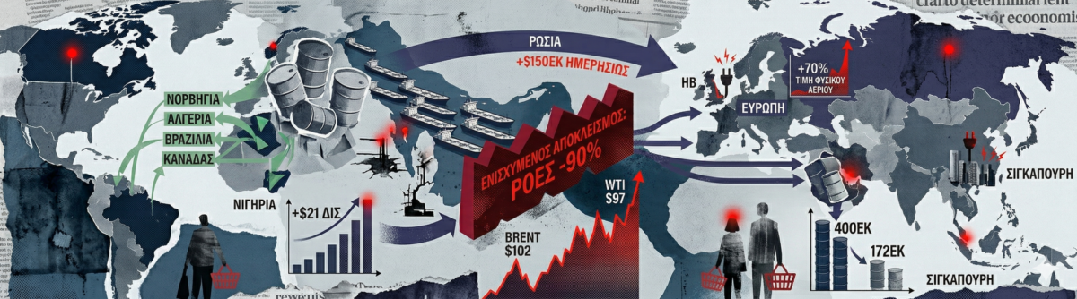 Το «αόρατο μπλοκάρισμα» στα Στενά του Ορμούζ που αλλάζει τον ενεργειακό χάρτη – Ποιοι κερδίζουν και ποιοι πληρώνουν το κόστος