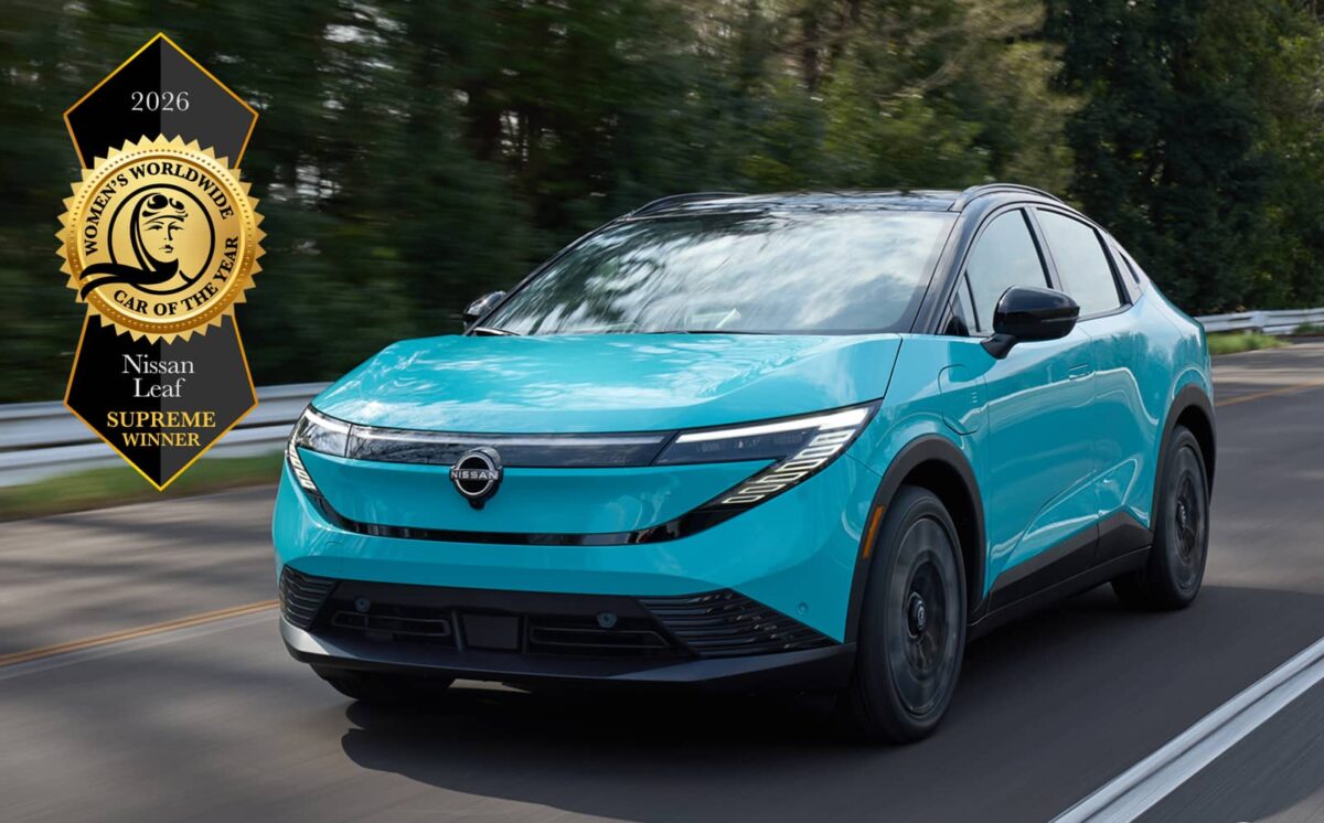 Nissan Leaf: Αυτοκίνητο της Χρονιάς με… άρωμα γυναίκας