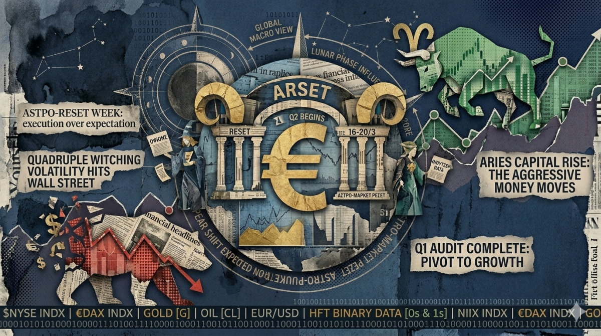 Η Εαρινή Ισημερία και το «Επιθετικό» Χρήμα – Τι λένε τα άστρα για τις business την εβδομάδα που τρέχει (16-20/3)