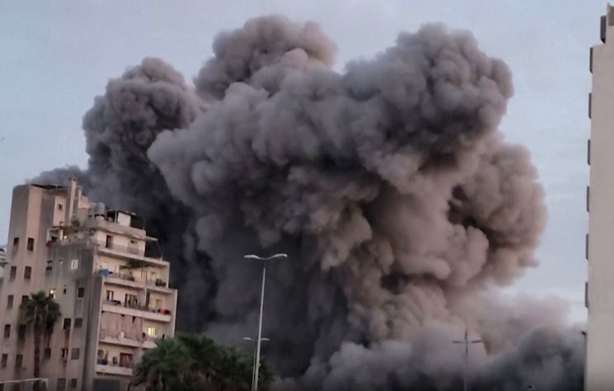 Iσοπεδώθηκε κτήριο στο κέντρο της Βηρυττού