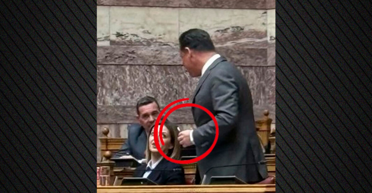 Η Κωνσταντοπούλου ανέβασε στο TikTok το βίντεο που κατέγραφε τον Γεωργιάδη με το κρακεράκι